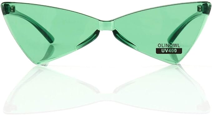 Gafas de Sol Triangulares Oliver Yoela Sin Marco - Estilo Único y Transparente