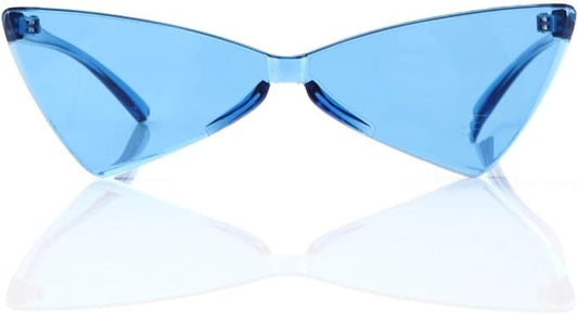 Gafas de Sol Triangulares Oliver Yoela Sin Marco - Estilo Único y Transparente