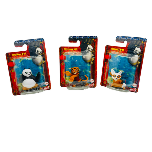Conjunto de Mini Figuras de Colección Kung Fu Panda: ¡Aventuras Épicas en Forma Pequeña!